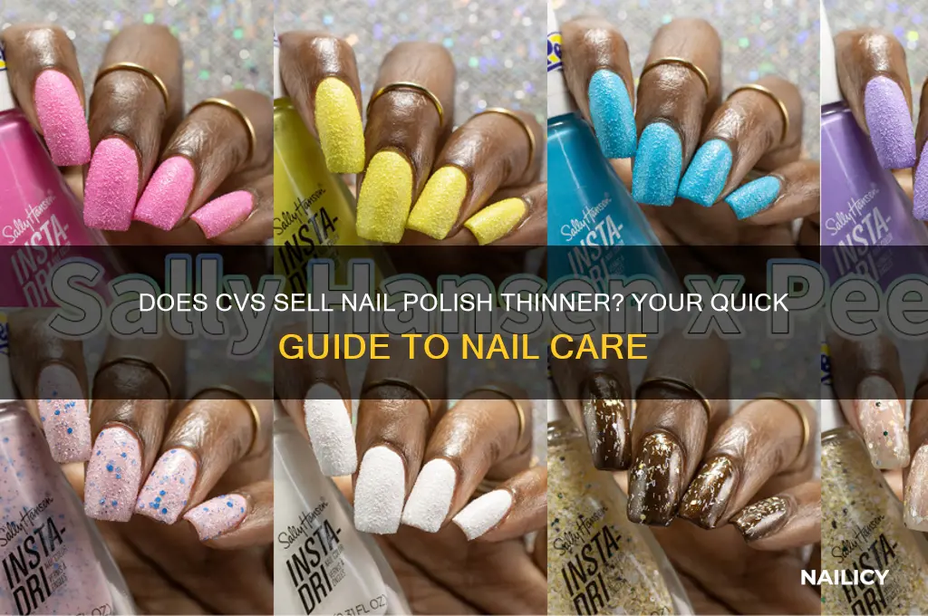 does cvs sell nail polish thinner