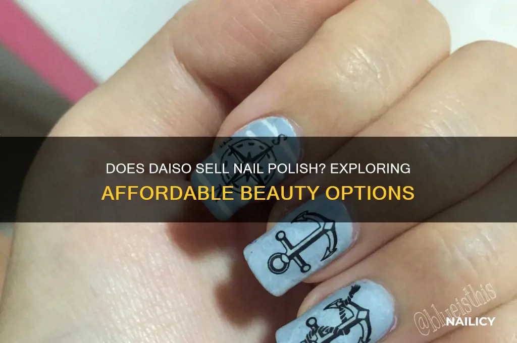 does daiso sell nail polish