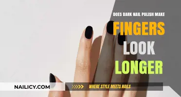 Does Dark Nail Polish Create the Illusion of Longer Fingers?