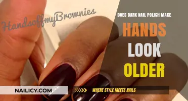 Does Dark Nail Polish Age Your Hands? Unveiling the Truth