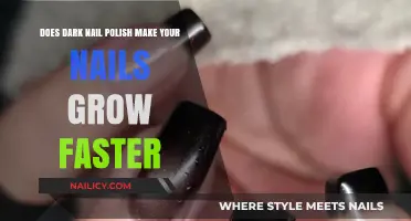 Dark Nail Polish and Nail Growth: Fact or Fiction?