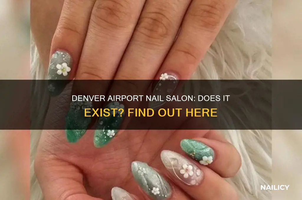 does denver airport have a nail salon