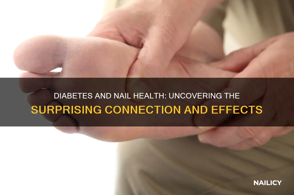 does diabetes affect the nails