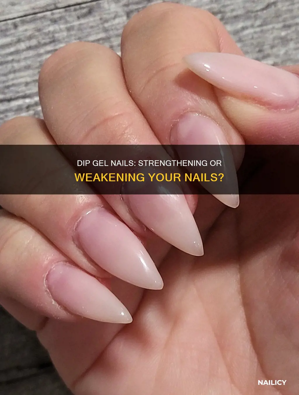 does dip gel strengthen nails