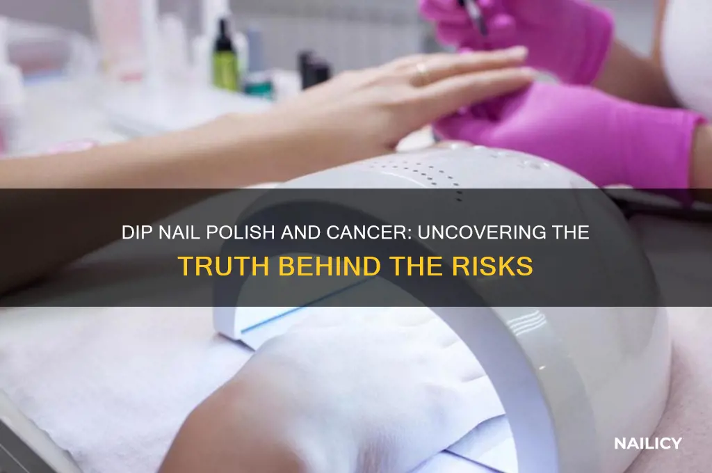 does dip nail polish cause cancer