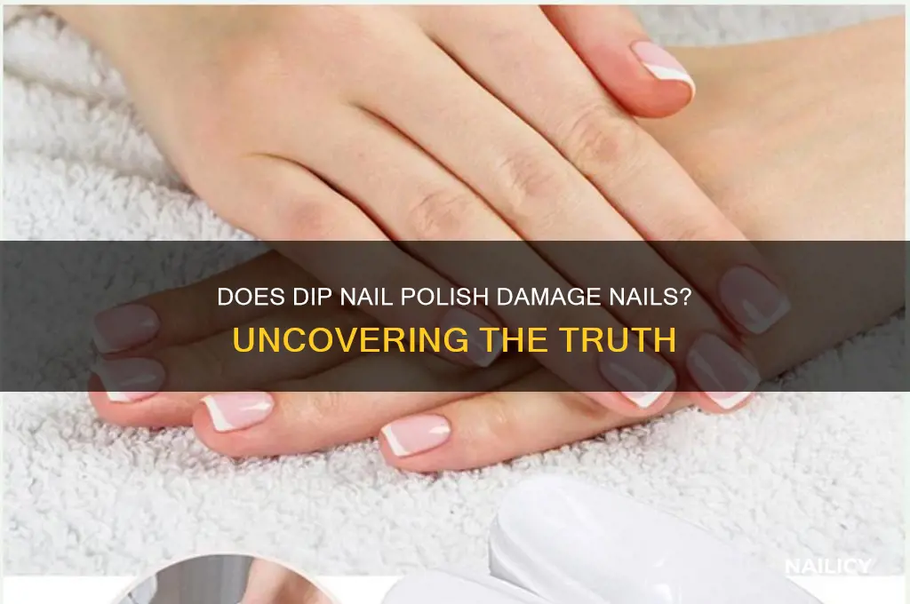 does dip nail polish damage nails