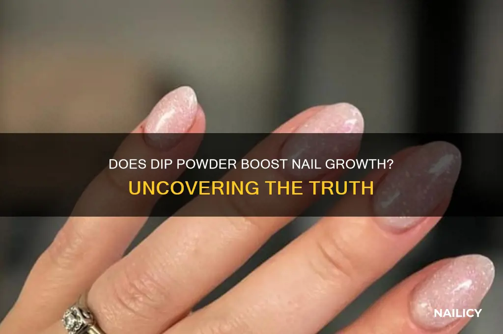 does dip powder make your nails grow