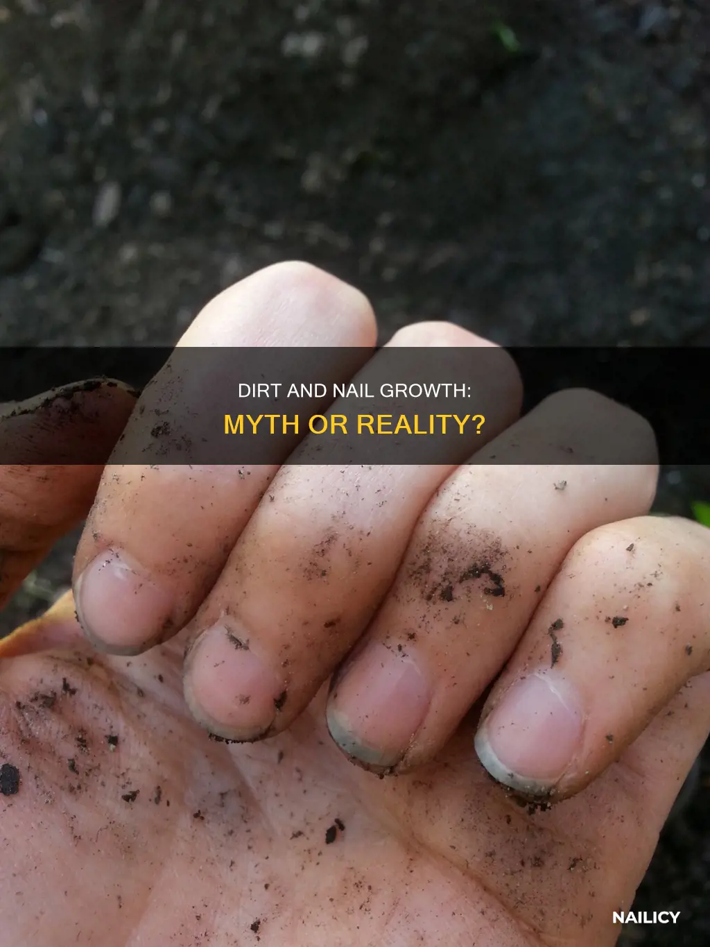 does dirt make your nails grow