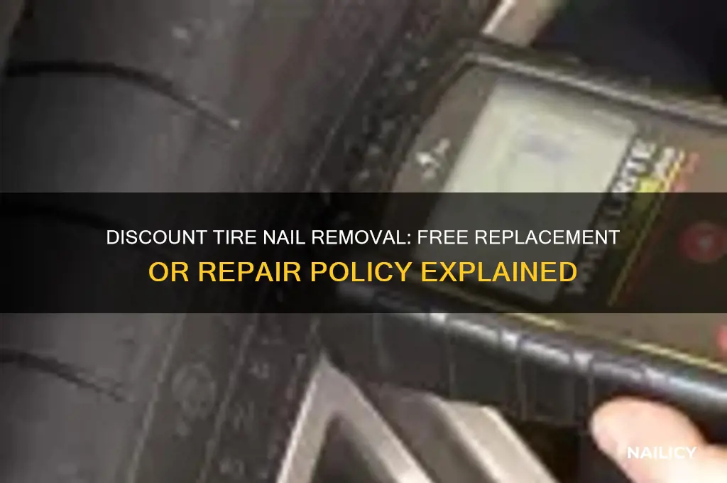 does discount tire replace tires with nails