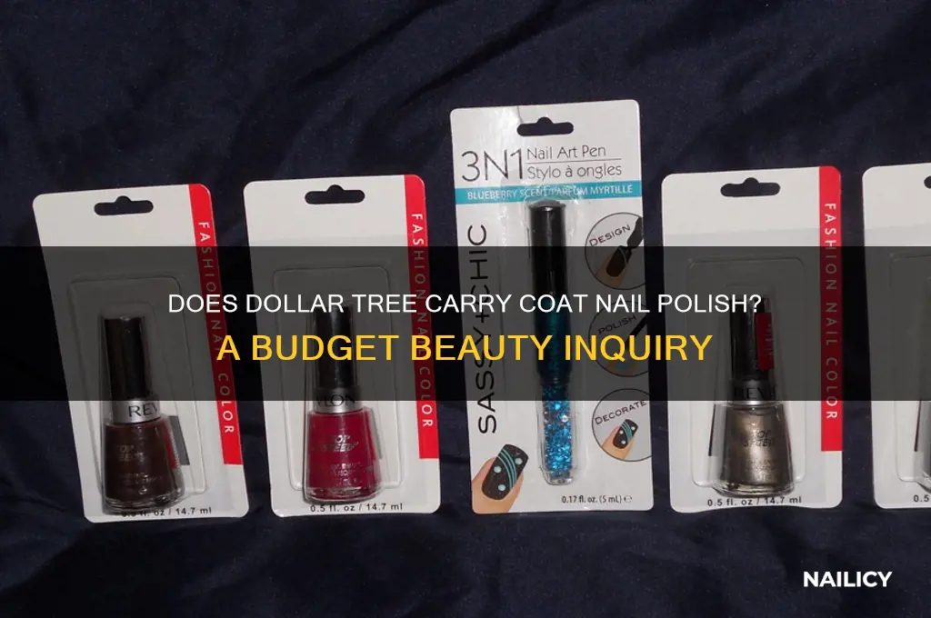 does dollar tree have to coat nail polish