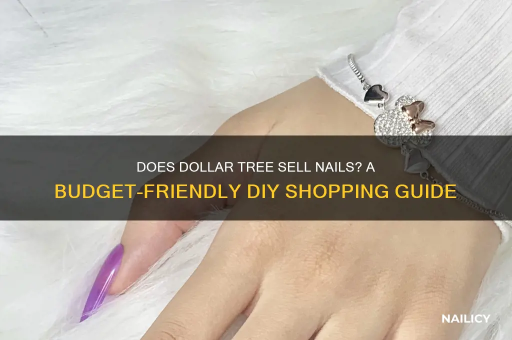 does dollar tree sale nails