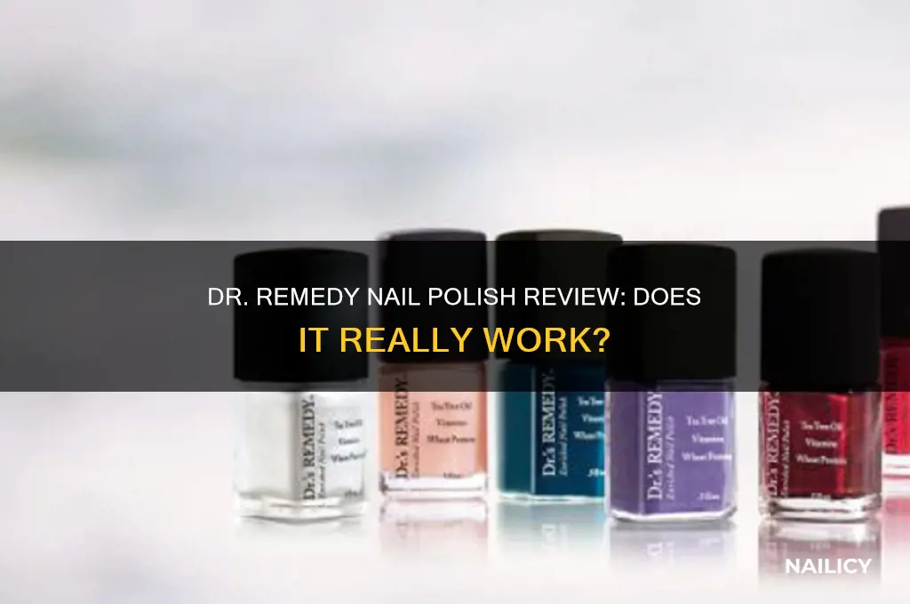 does dr remedy nail polish work