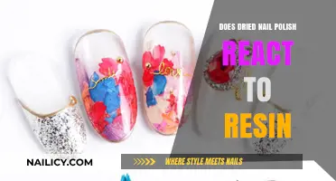 Dried Nail Polish in Resin: Compatibility, Reactions, and Creative Uses