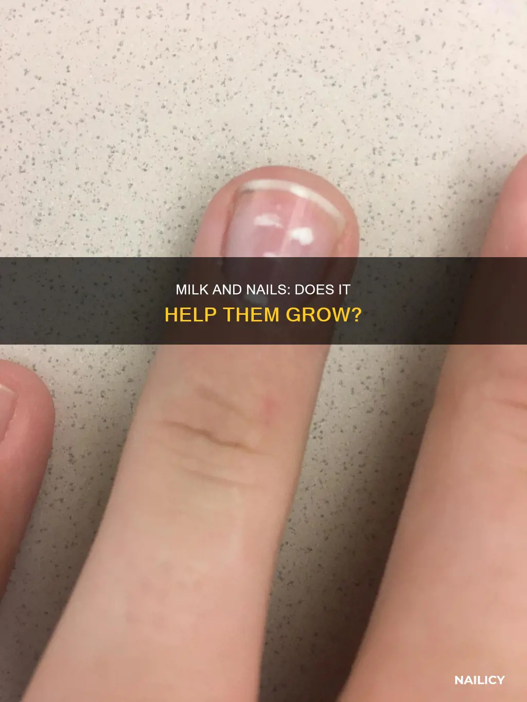 does drinking milk make nails grow longer