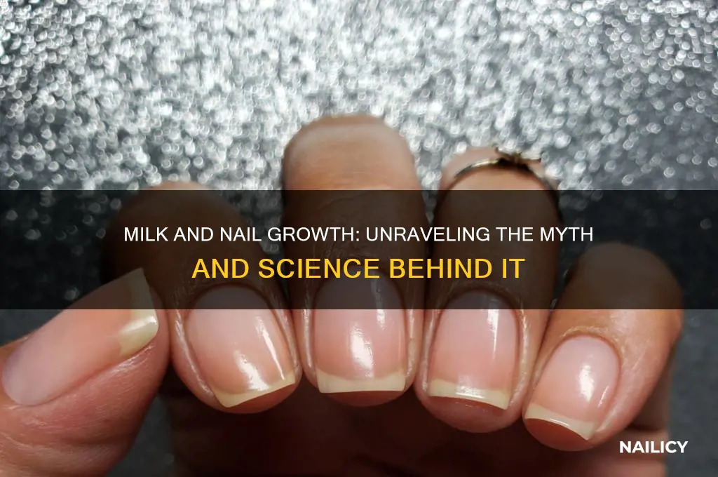 does drinking milk make your nails gr