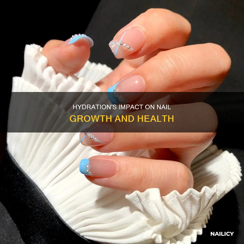 does drinking more water help nails grow