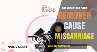 Miscarriage Risk: Nail Polish Remover Ingestion