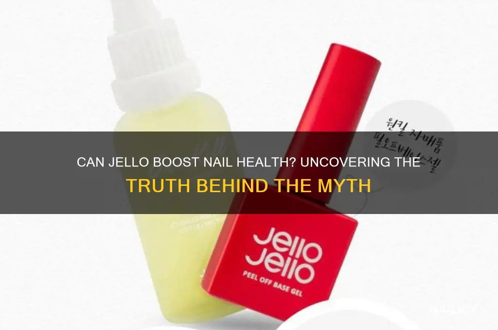 does eating jello help nails