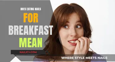 Nail-Biting Habit: An Unusual Breakfast Choice Explained