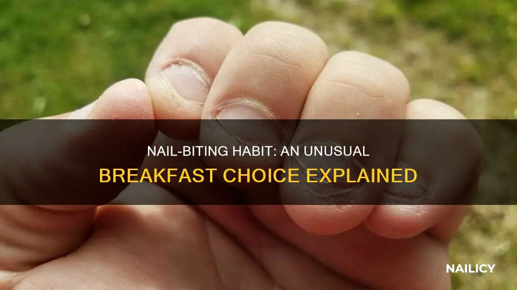 does eating nails for breakfast mean