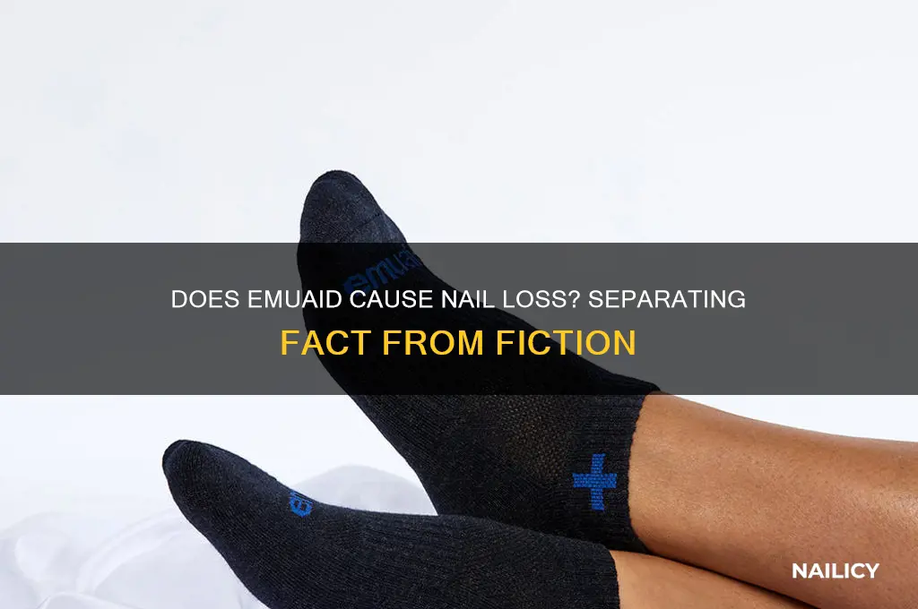 does emuaid make your nail fall off