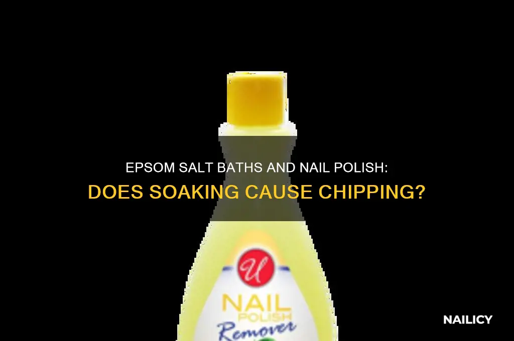 does epsom salt bath ruin nail polish