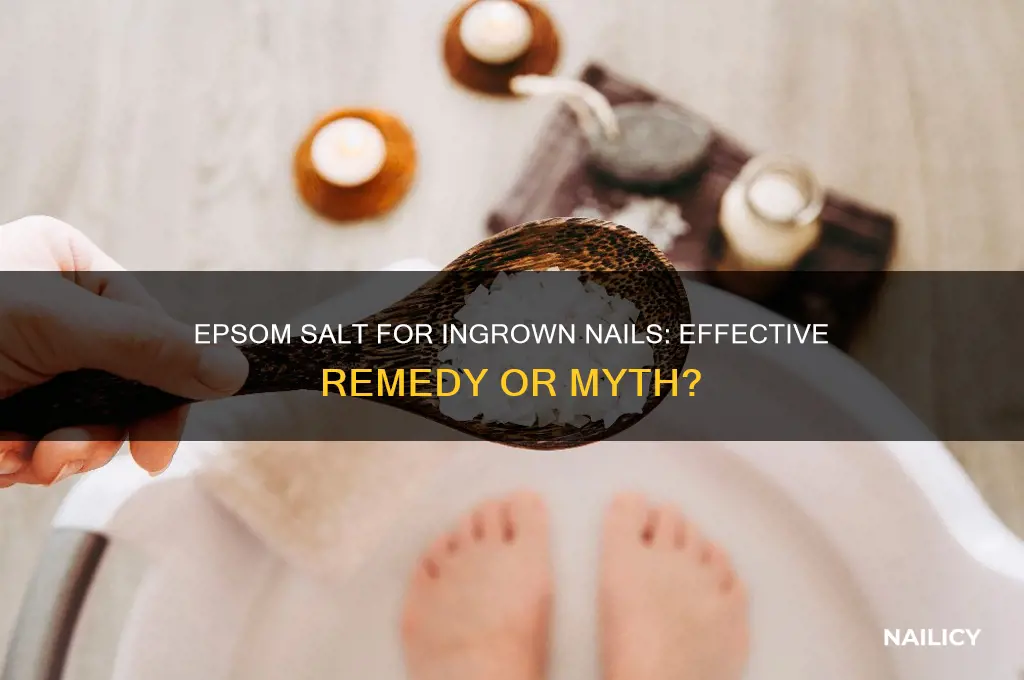 does epsom salt help with ingrown nail