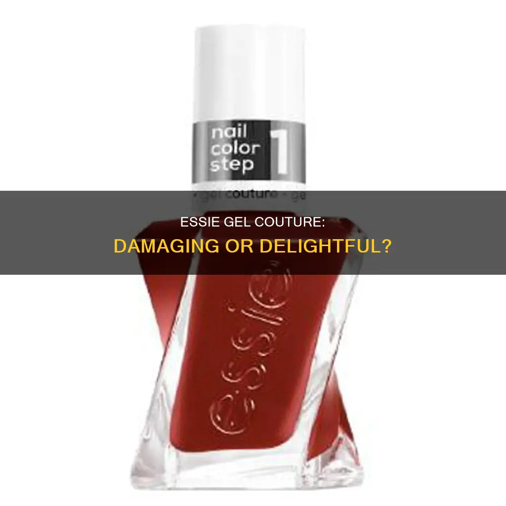 does essie gel couture damage nails