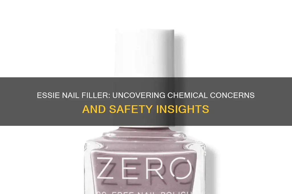 does essie nail filler have bad chemicals