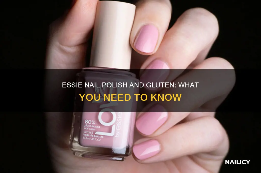 does essie nail polish contain gluten