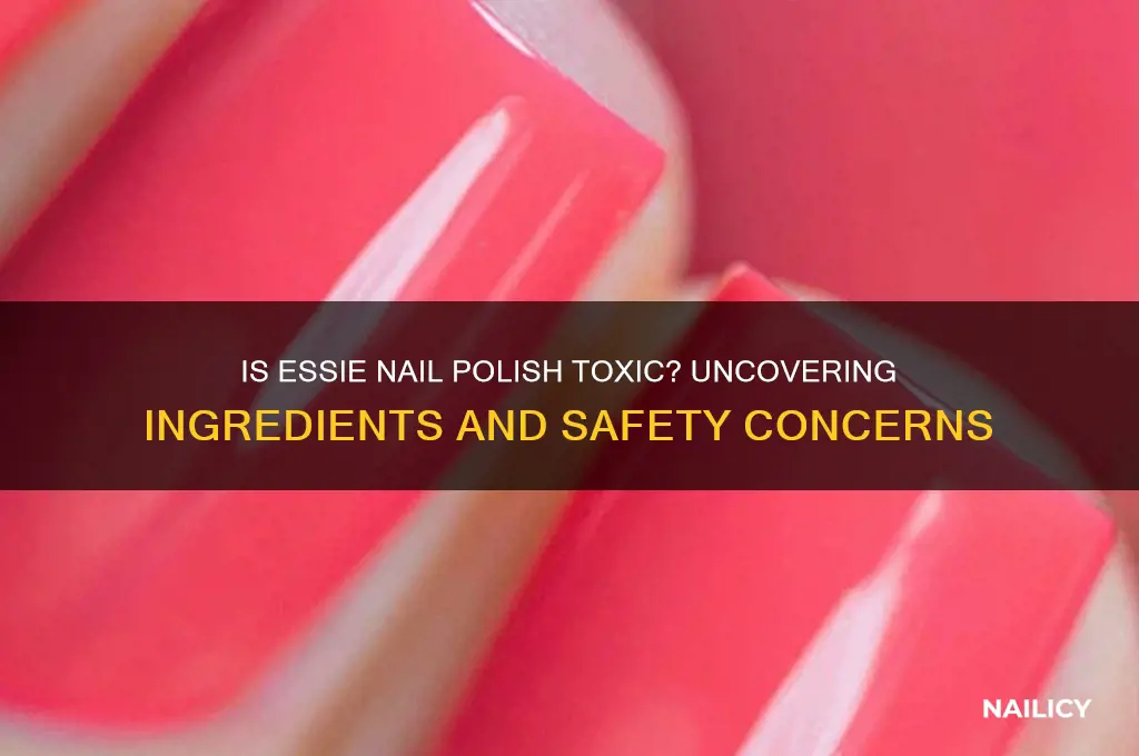 does essie nail polish have toxins