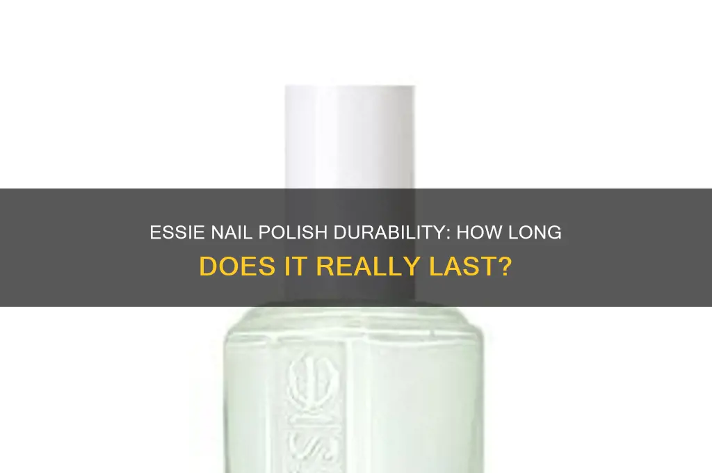 does essie nail polish last long