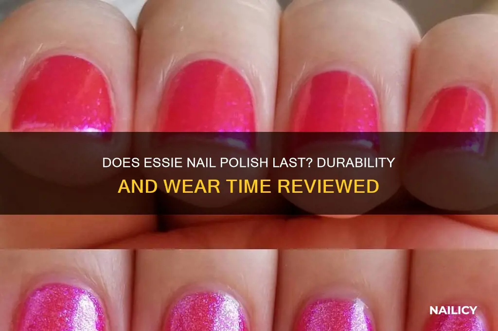 does essie nail polish stay on
