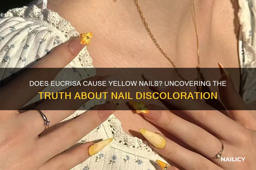 does eucrisa turn nails yellow