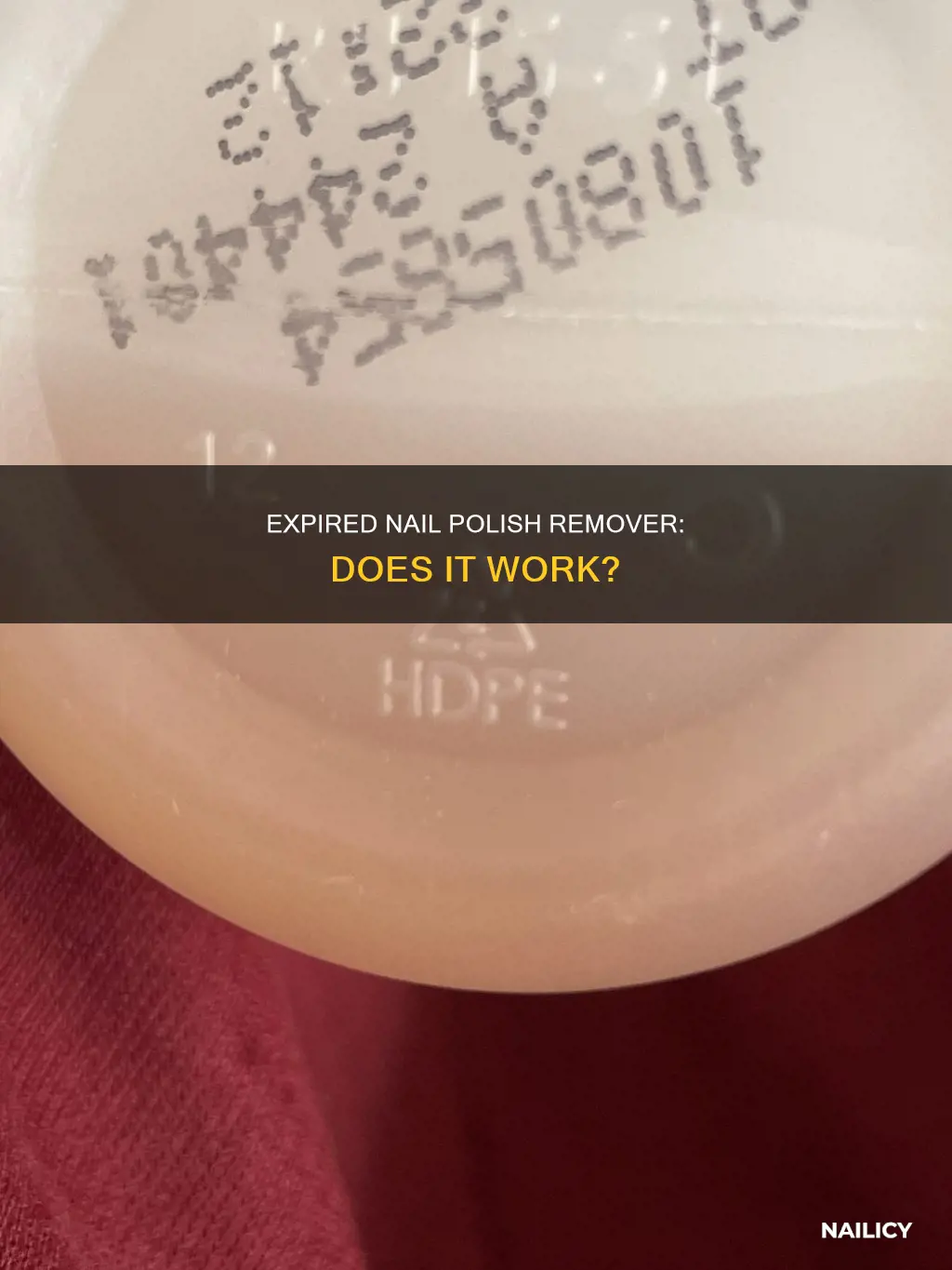 does expired nail polish remover work