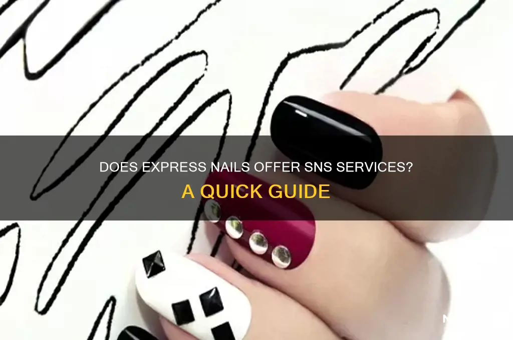 does express nails do sns