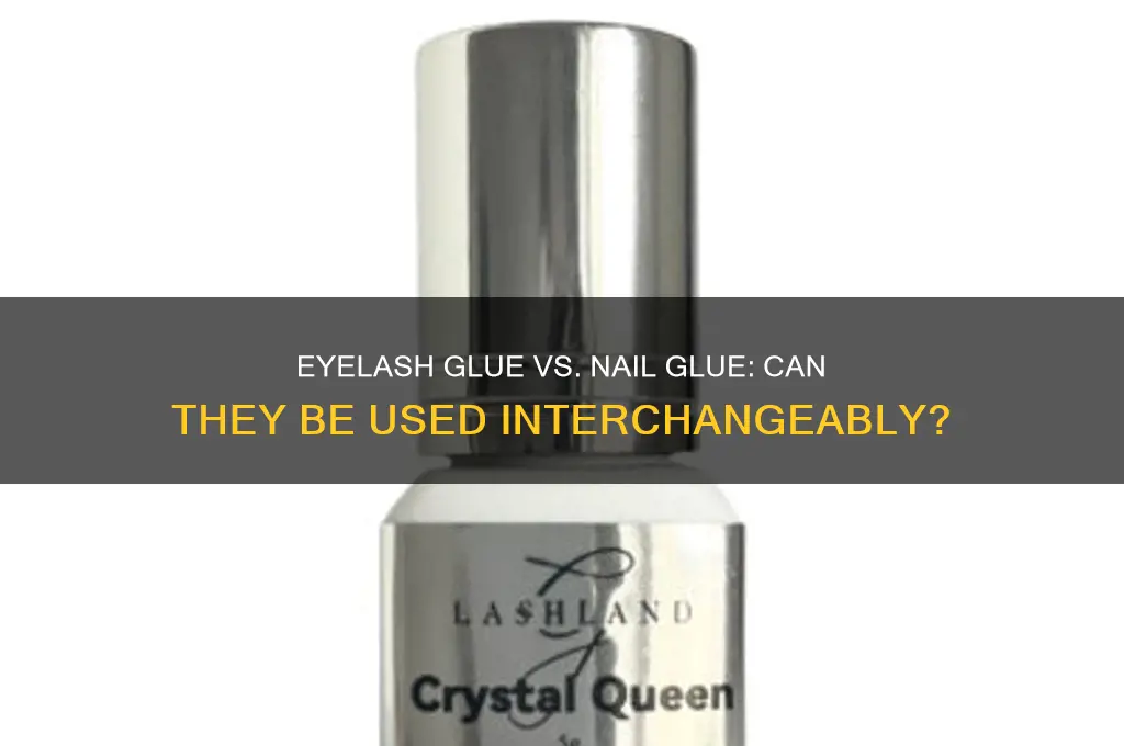 does eyelash glue work as nail glue