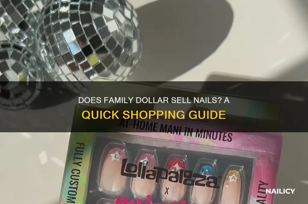 does family dollar sell nails
