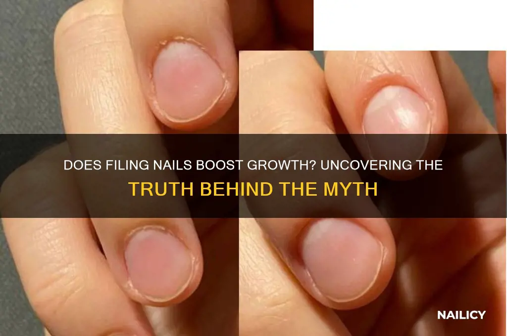 does filing nails stimulate growth