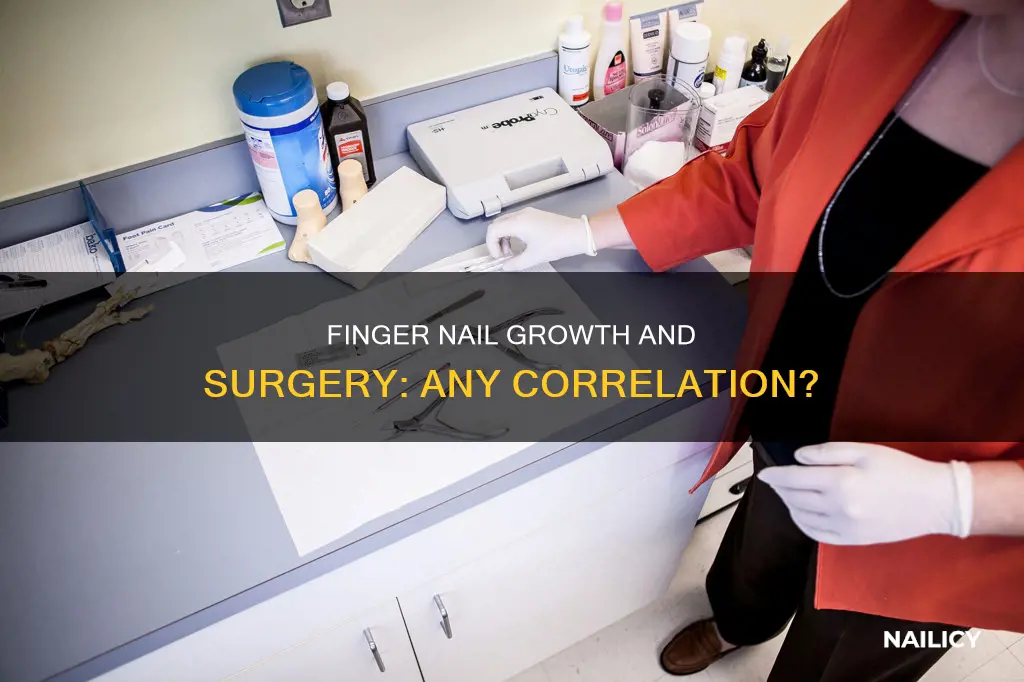 does finger nail grow faster after surgery
