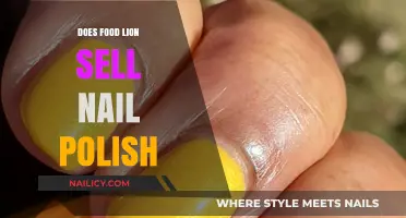 Does Food Lion Sell Nail Polish? A Quick Shopping Guide