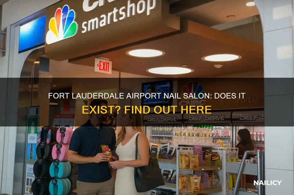 does fort lauderdale airport have a nail salon