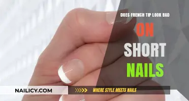 French Tips on Short Nails: Flattering or Fashion Faux Pas?