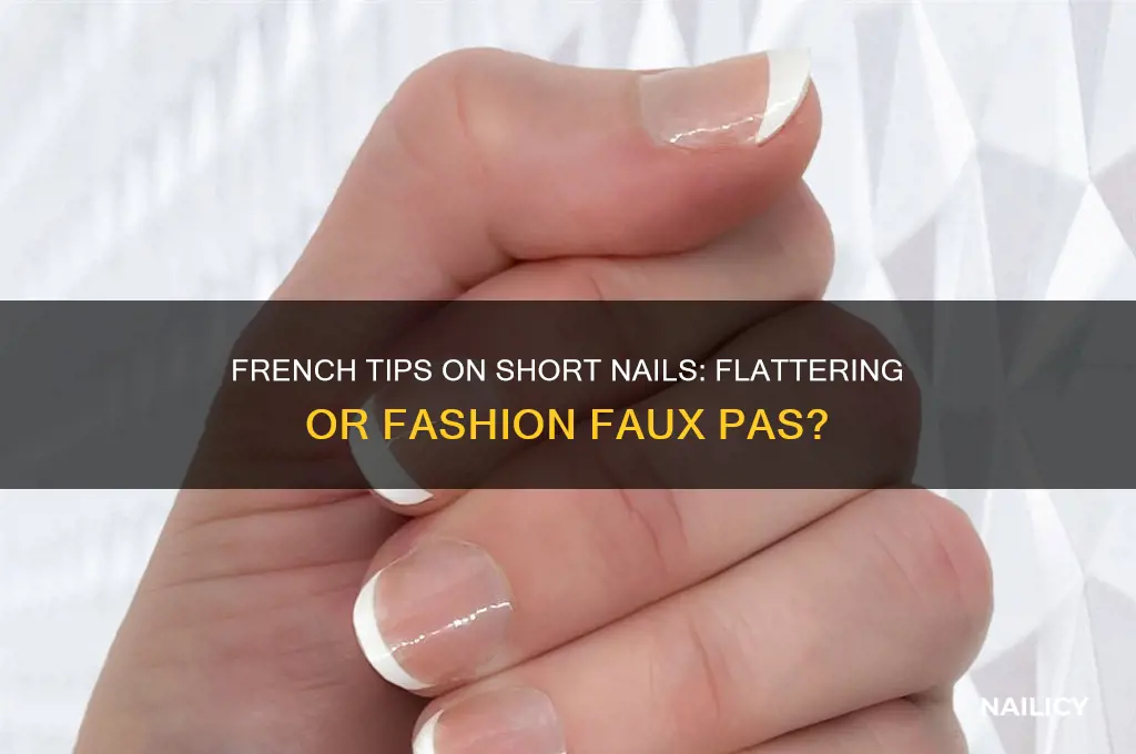 does french tip look bad on short nails