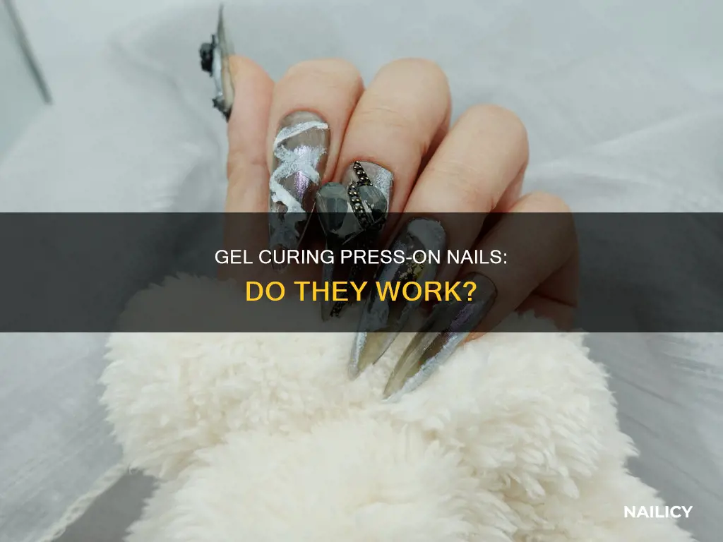 does gel curing press on nails work