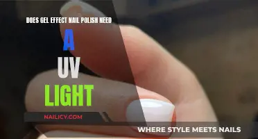 Gel Effect Nail Polish: UV Light Needed?