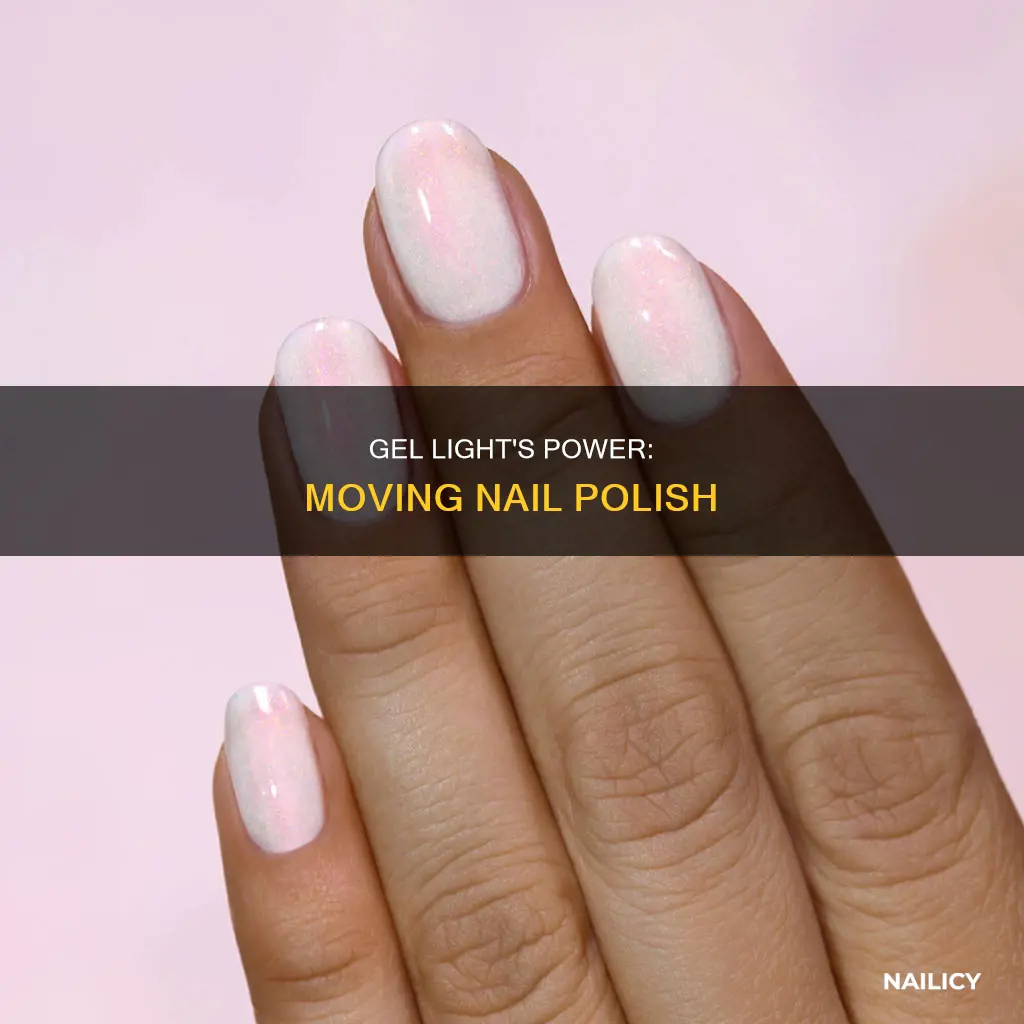 does gel light move nail polish