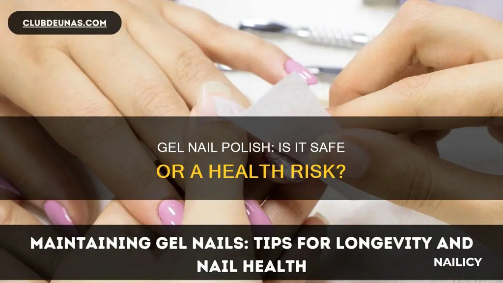 does gel nail polish cause health problems