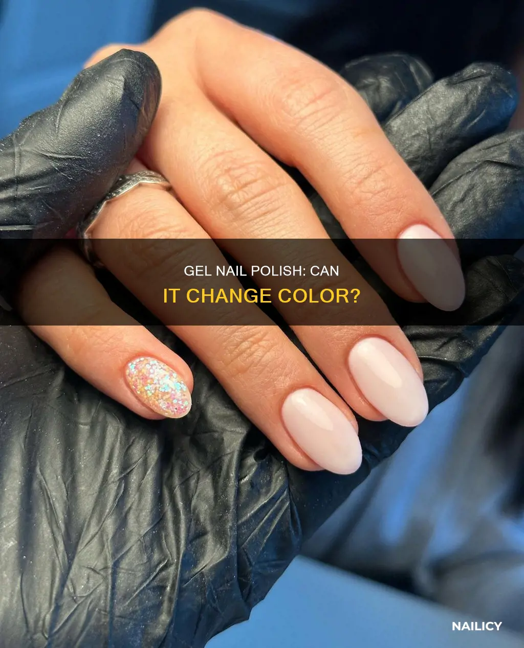does gel nail polish change color