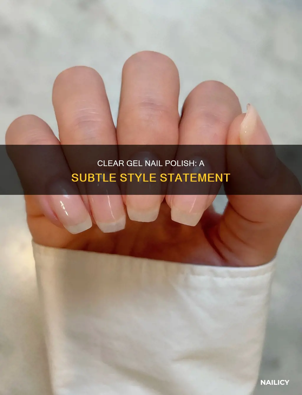 does gel nail polish come in clear